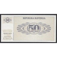 Szlovénia,50 tolarjev 1990 UNC