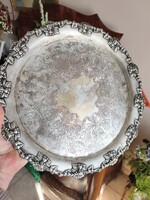 Ezüstözött Angol tálca