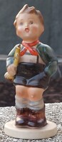 Vintage Goebel Hummel Ttrombitás fiú porcelán figura