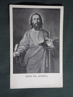 Képeslap,Pécs,Püspöki szeminárium,díszterem,Szent Pál Apostol,Szeminárium kiadás Pécs,1930-
