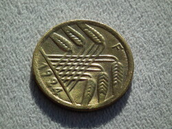 Németország, weimari 50 Pfennig (Rentenpfennig), 1924 F