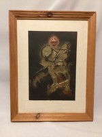 Huszár István  ( 1925 - 2004 ), Drótos-tót című műve .