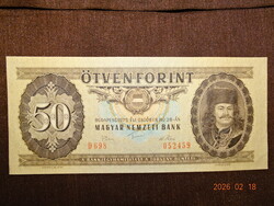 50 FT FORINT 1975 UNC-  AUNC  HAJTATLAN !!! MAGYAR NÉPKÖZTÁRSASÁG