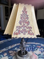 Éjjeli lámpa, Pierrot kisplasztikával 250717