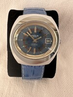Swiss Renis Geneve férfi óra ritkaság 37x39 mm tokátmérő 1970