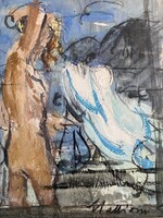 Mattioni Eszter (1902 - 1993) : Női akt .