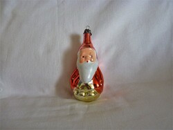 RÉGI ÜVEG KARÁCSONYFADÍSZ - TÖRPE!