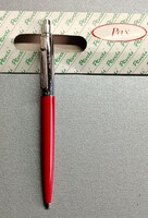 Pevdi Pax golyóstoll. Eredeti betéttel.Réz menetes. Domború nyomógomb.