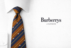 Burberrys of London vintage selyem nyakkendő – ritkább, régi logós darab