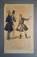 Fashion Plate - Modes de Paris - Der Spiegel, 1834