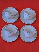 Zsolnay arany tollazott mokkás / kávés csésze aljjal kiegészítésre, pótlásra