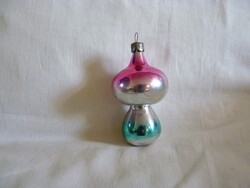 RÉGI ÜVEG KARÁCSONYFADÍSZ - GOMBA!