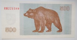 Litvánia 500 talonas 1992 UNC