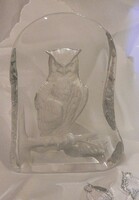 GOEBEL ÓLOMKRISTÁLY ÜVEG BAGOLY DÍSZ