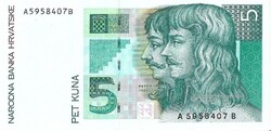 5 kuna 1993 Horvátország UNC