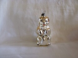 RÉGI ÜVEG KARÁCSONYFADÍSZ - KUTYA!