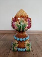 Antik Zsolnay kerámia épületdísz