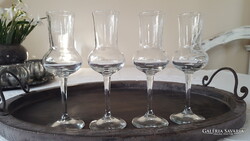 Grappás,pálinkás pohár 4 db.