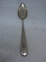 13 latos antik ezüst pesti tálaló kanál, 1850