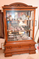 Display cabinet, glazed , late 19th-century decorative renaissance