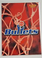 Washington Bullets NBA Fleer LOGÓ Kosárlabdakártya 1996-1997
