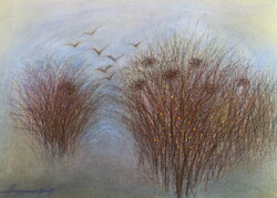 Gyurkovics Hunor (1941) Birds in the Steppe