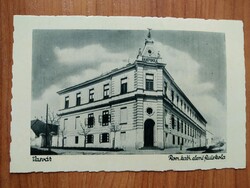 Régi képeslap, Vasvár, Római katolikus elemi fiúiskola, Weinstock kiadás, postatiszta