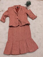 H&M női M-es LEN anyagú nyári kosztüm, outfit, vintage feeling