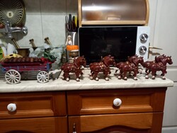 Nyolc fogatos sörös lovaskocsi !