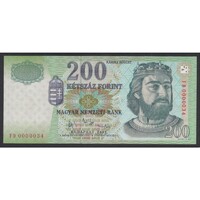 Magyarország,200 forint 2007 FD - ALACSONY SORSZÁM UNC