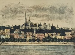 (N) Ábrahám Rafael (1929 - 2014) : Buda