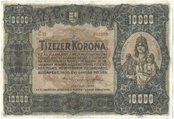 10000 korona 1920 Restaurált 1.
