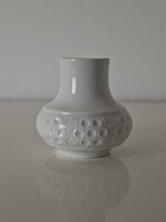 Flawless snow-white Bavaria Edelstein porcelain vase violet vase 6.5 Cm studio vase