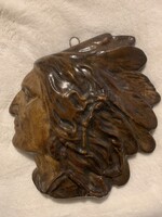 Retro indián fali dísz