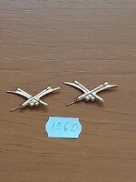 MH LÉGVÉDELMI TÜZÉR RAKÉTÁS TISZTI FEGYVERNEMI JELVÉNY 1960.