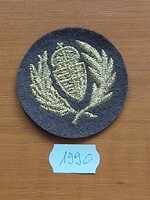 MH POSZTÓKÖPENY UJJÁN LÉVŐ RENDFOKOZATHOZ HÍMZETT TÖLGYKOSZORÚ TÁBORNOKI 1990.