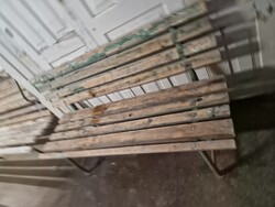 Régi kerti pad régi kertipad antik csővázas vas pad