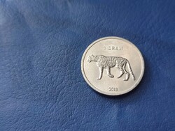 HEGYI KARABAK / NAGORNO - KARABAKH 1 DRAM 2013 LEOPÁRD! UNC! RITKA!