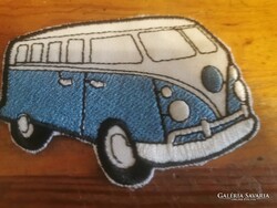 Volkswagen vasalható - felvarrható kisbusz figura