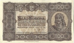 100 korona 1923 Pénzjegynyomda 1.