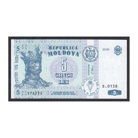 Moldávia,5 lei 2009 UNC
