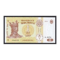 Moldávia,1 leu 2010 UNC