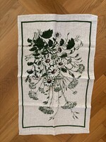 Len virágos konyharuha