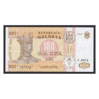 Moldávia,100 lei 2008 UNC