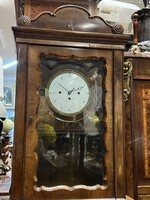 Négy negyedütős, ismétlős, naptárfunkciós korai biedermeier szalonóra