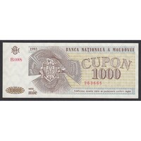 Moldávia,1000 cupon 1993 UNC