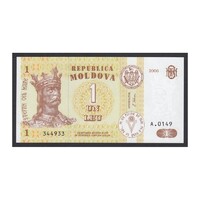 Moldávia,1 leu 2006 UNC