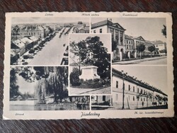 1941 Jászberény-Látkép-Hősök szobra-Tanítóképző-Strand-Magyar Királyi Honvédlaktanya