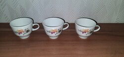 Colditz GDR 3 db kávés csésze