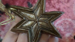 Régebbi , méhviasz karácsonyfadísz , sérülésmentes állapotban .